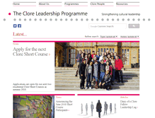 Tablet Screenshot of cloreleadership.org